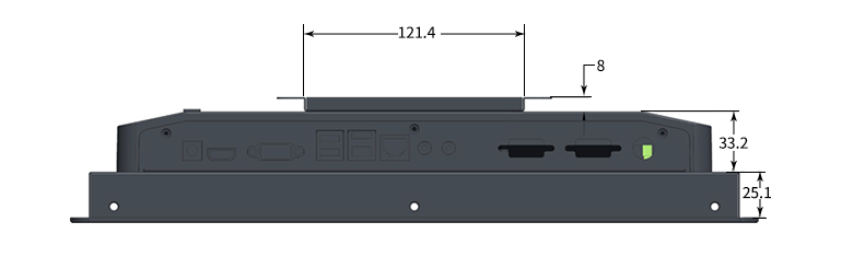 飛騰2000/4一體機(jī)15寸顯示屏P3201(圖3)